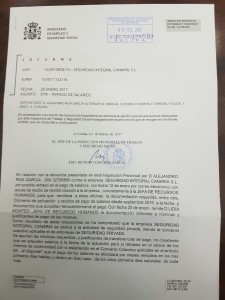 Resolución Inspectora contra SIC en A Coruña