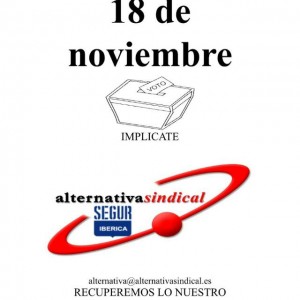 Elecciones en SEGURIBERICA 18 noviembre 2015